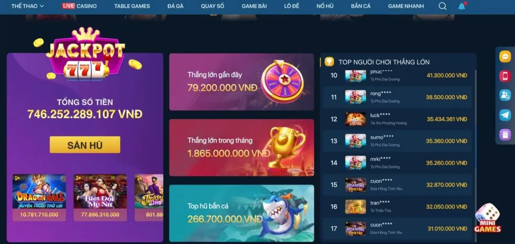 Thưởng nạp lại hàng tuần, gia tăng nguồn vốn cho người chơi